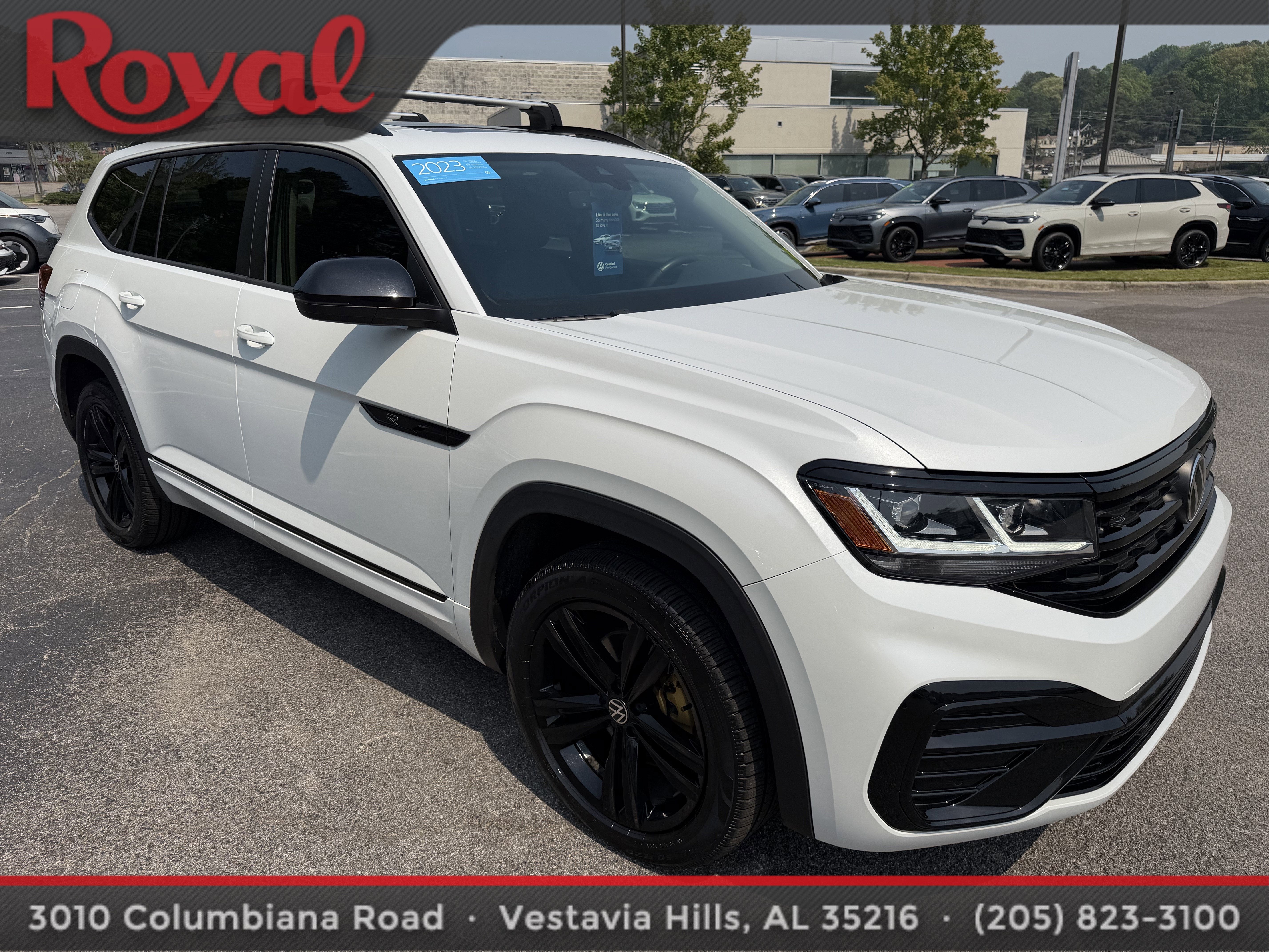 2023 Volkswagen Atlas 3.6L V6 SEL R-Line Black